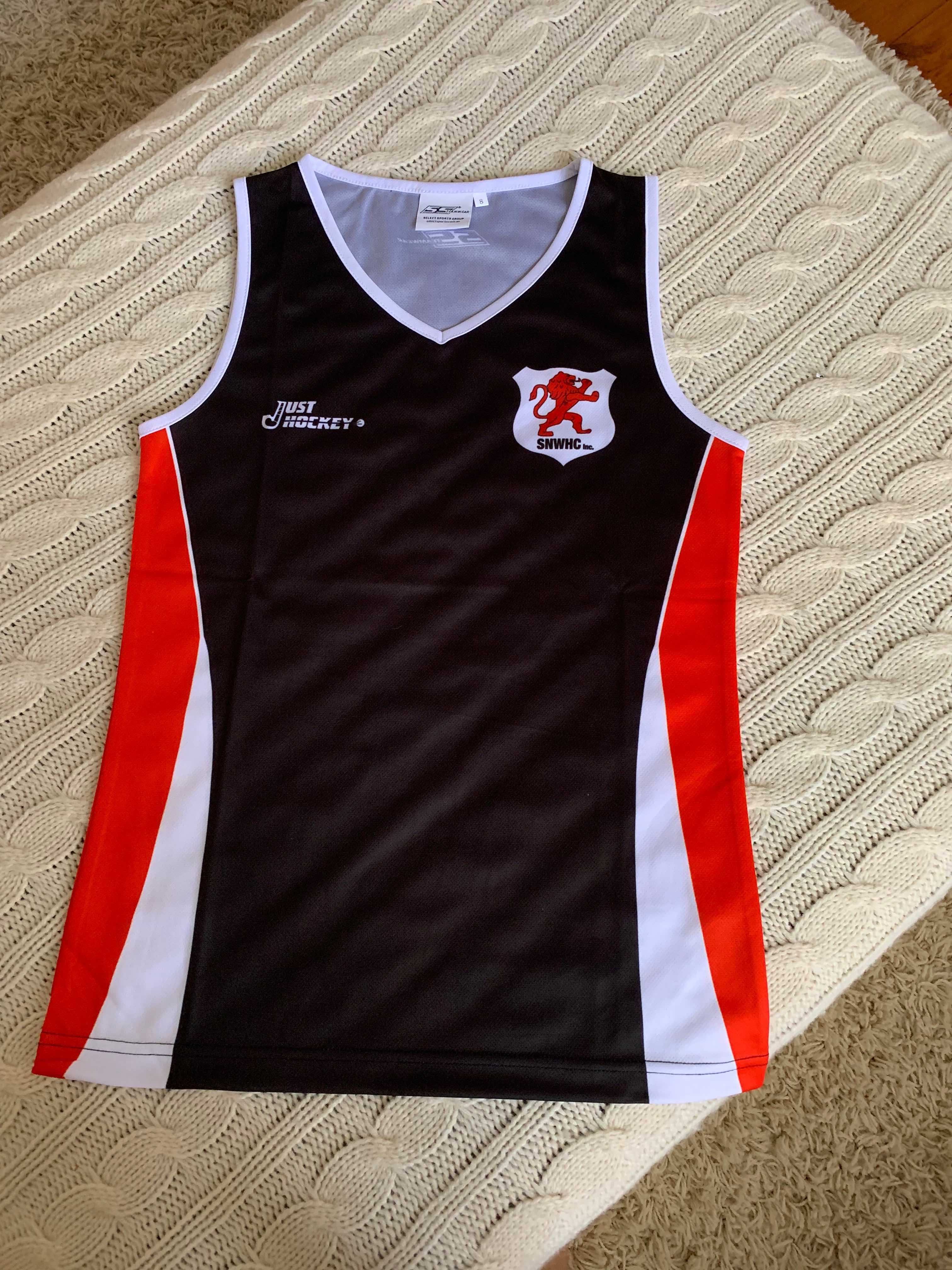 Club Singlets Snr (Black) | Souths Newcastle Womens Hockey Club Inc.